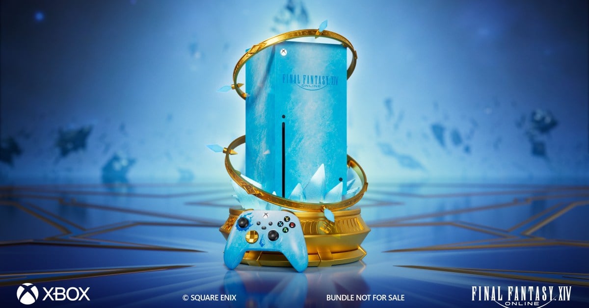 Microsoft unveils custom Final Fantasy 14 themed Xbox Series X console for giveaway - Microsoft - News